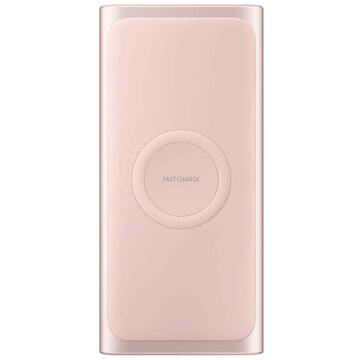 Baterie externa Samsung Wireless External Battery Pack Type C 10000 mAh Pink