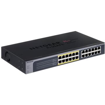 Switch Netgear ProSafe JGS524PE , 24 porturi x 10/100/1000 Mbps, Web Managed