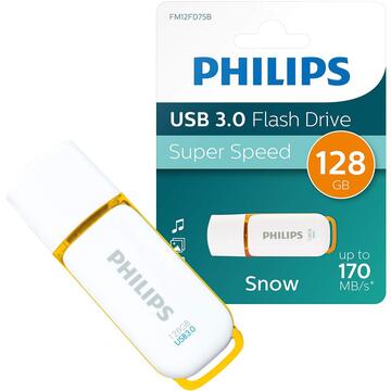 Memorie USB Philips FM12FD75B/10 Snow Edition, 128 GB, USB 3.0