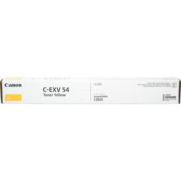 CARTUS TONER YELLOW C-EXV54Y 8,5K ORIGINAL CANON IR C3025