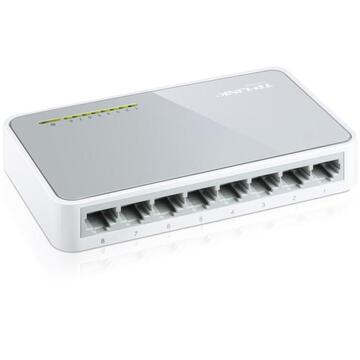Switch TP-LINK TL-SF1008D, 8 port, 10/100 Mbps