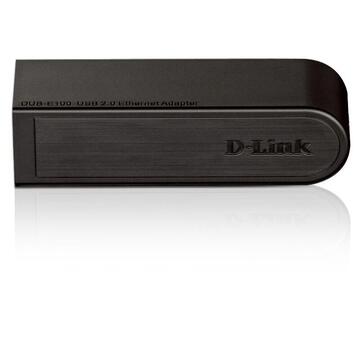 Placa de retea D-Link DUB-E100, adaptor USB 2.0 la RJ45
