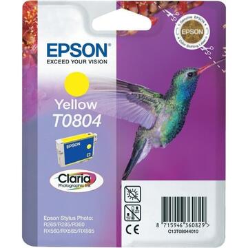 Toner inkjet Epson T0804 Yellow, 220 pag