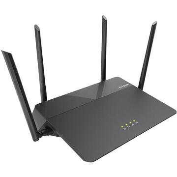 Router wireless D-Link DIR-878, 4 port-uri wireless AC1900, Dual-Band, Gigabit