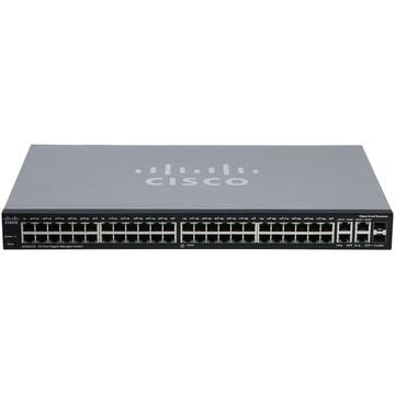 Switch Cisco SG350X-48P 48-port Gigabit POE Stackable Switch
