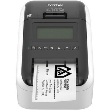Imprimanta etichete Brother QL-820NWB, 300DPI, Wi-Fi, auto-cutter