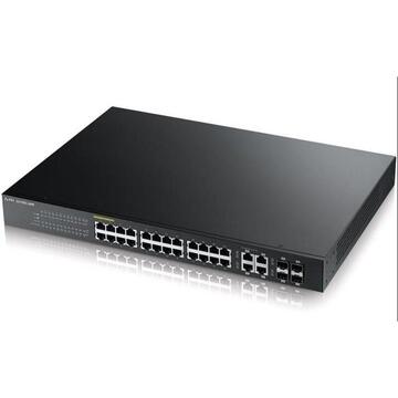 Switch ZyXEL GS1920-24HPv2 24-port GbE Smart Managed PoE Switch 4x GbE combo (RJ45/SFP)