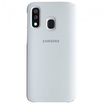 Wallet Cover Samsung Galaxy A40 (2019) White
