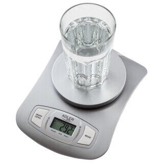 Cantar de bucatarie Weighing scale kitchen Adler AD 3137 (silver color)
