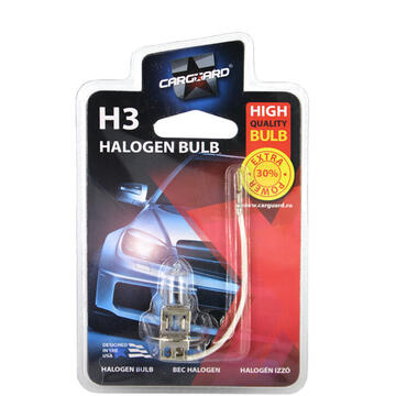Carguard Bec halogen H3 +30% intensitate