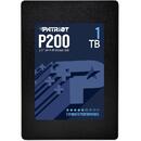 SSD Patriot 1TB P200 2.5'' SATA III 6Gb/s, R/W 530/460 MB/s