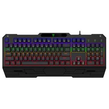 Tastatura T-Dagger mecanica Battleship Rainbow neagra
