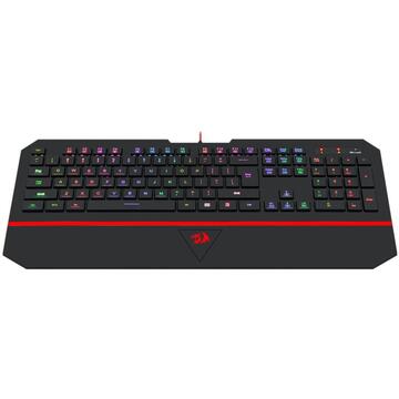 Tastatura Redragon Karura 2 neagra iluminare RGB