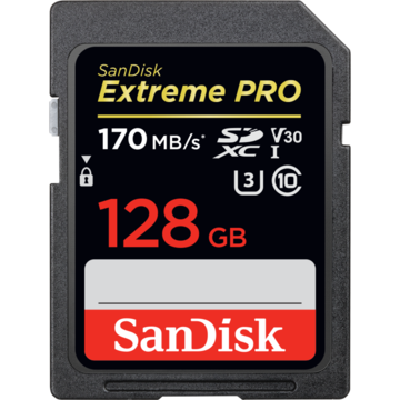 Card memorie Sandisk Extreme PRO SDXC UHS-I 128GB V30