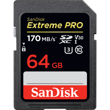 Card memorie Sandisk Extreme PRO SDXC UHS-I 64GB V30