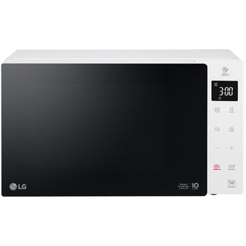 Cuptor cu microunde LG MS23NECBW , 23 litri, 1000 w, alb, touch control, easy-clean, Smart Inverter