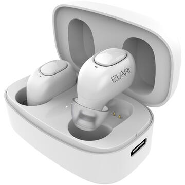 Casti Elari wireless Hi-Fi  EarDrops White