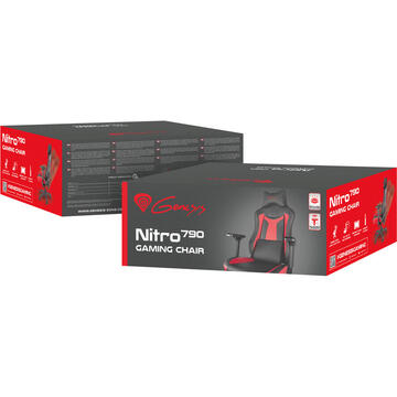 Scaun Gaming Genesis Scaun pentru gaming Nitro 790 black-red