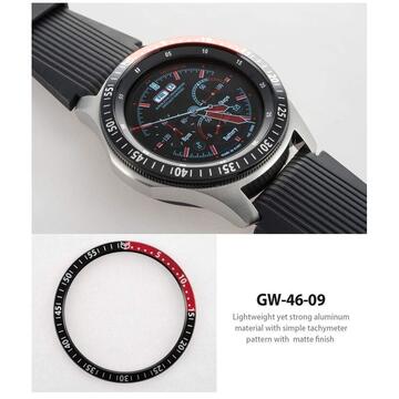 Rama ornamentala Ringke Galaxy Watch 46mm / Galaxy Gear S3 Negru/Rosu