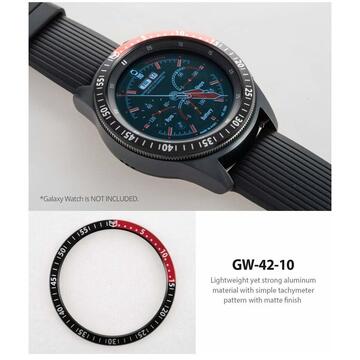 Rama ornamentala Ringke Galaxy Watch 42mm / Galaxy Gear Sport Negru/Rosu