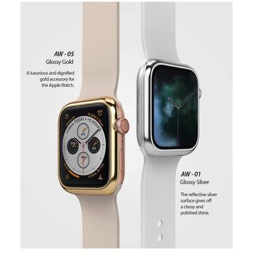 Rama ornamentala otel inoxidabil Ringke Apple Watch 4 40mm Auriu perlat