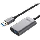 Unitek Cablu extensie activă USB 3.0., 10m,  Alu., Y-3005