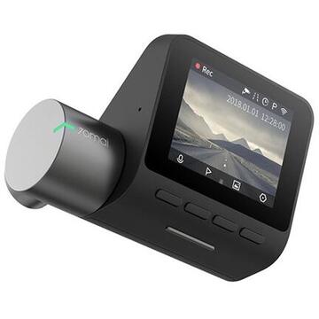 Camera video auto Xiaomi 70mai Dashcam Pro 2.7K 1944p WIFI comenzi vocale Negru