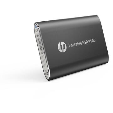 SSD Extern HP P500 500GB, USB 3.1 Type-C, Black