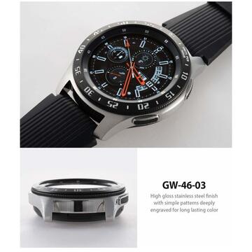 Rama ornamentala inox Ringke Galaxy Watch 46mm / Galaxy Gear S3 Argintiu