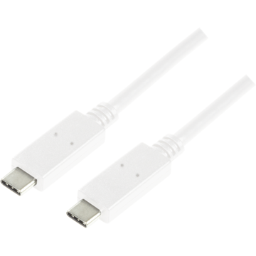 LOGILINK - USB-C 3.1 Gen2 connection cable, 1m, white