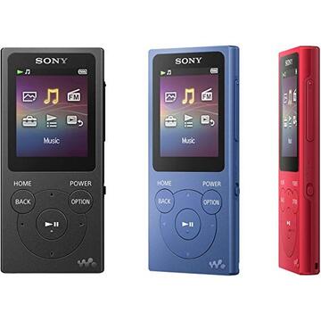Player Sony Mp4 Player, NWE394R, 8GB, Rosu