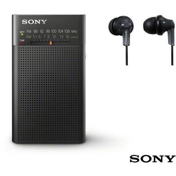 Sony Radio portabil, ICF-P26, Negru