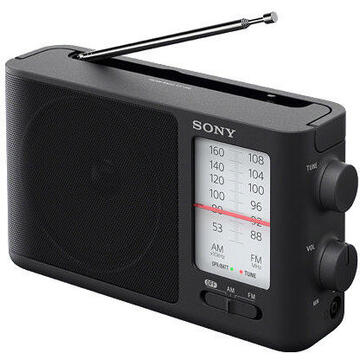 Sony Radio portabil ICF506, FM/AM, Mufa casti, Negru