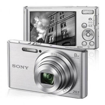 Aparat foto digital Sony Cyber-Shot DSC-W830, 20MP, Silver