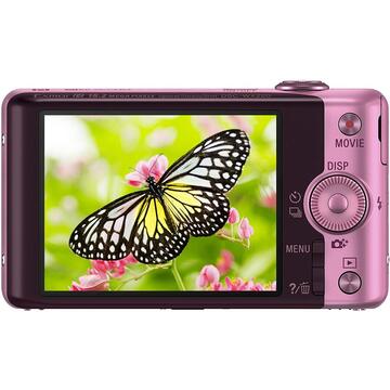 Aparat foto digital Sony Cyber-Shot DSC-WX220, 18 MP, Wi-Fi, Pink