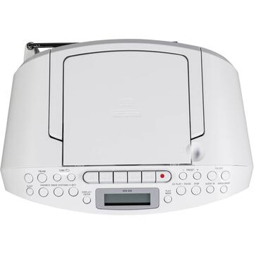 Sony Sistem audio CFDS70W, radio, CD, casetofon, Alb