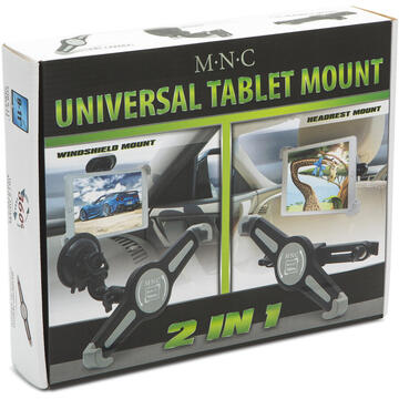 MNC Set suport universal pt. tablet, pe parbriz sau tetiera