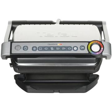 Grill electric Tefal GC702D (folding; 2000W; silver color)