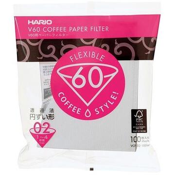 FIltre espresoare cafea HARIO VCF-02-100W, 100 bucati