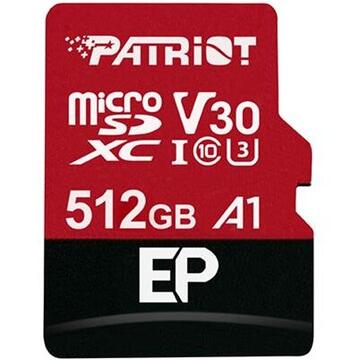 Card memorie Patriot EP Series 512GB MICRO SDXC V30, up to 100MB/s
