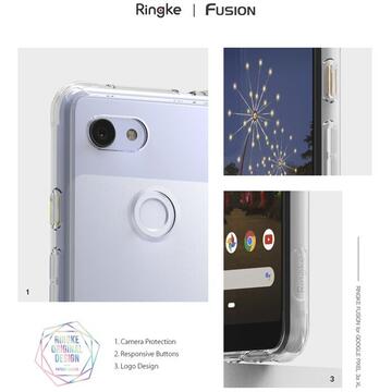 Husa Husa Google Pixel 3a XL Ringke Fusion Transparent