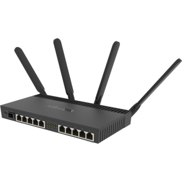 Router wireless MIKROTIK RB4011iGS+5HacQ2HnD-IN, 802.11AC 10xGig LAN, SFP+ 10Gbp, 1U Rack 19''