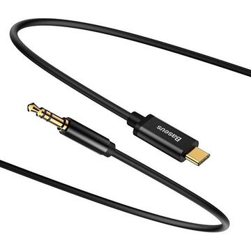 Accesorii Audio Hi-Fi Baseus Cablu  USB type C M - Jack 3,5 mm M; 1,2m; Negru