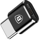 Adapter Baseus CAMOTG-01 (Micro USB - USB type C ; black color)