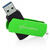 Memorie USB Exceleram P2 Series 16GB Green/Black