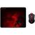 Mouse Redragon Centrophorus M601, USB, Black-Red + Mouse Pad, Black-Red