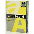 DOUBLE-A Hartie color pentru copiator A4, 80g/mp, 25coli/top, Double A - pastel yellow