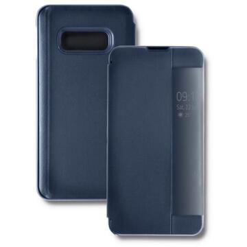 Husa Qoltec Premium case for smartphone Samsung Galaxy S10 | Flip Cover | navy blue