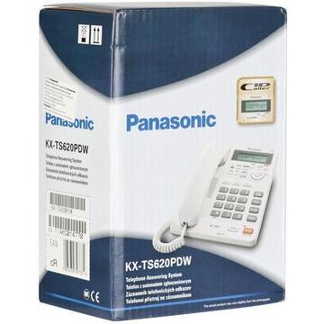 Telefon Phone landline Panasonic KX-TS620PD (white color)