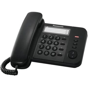 Telefon Phone landline Panasonic KX-TS520 (black color)